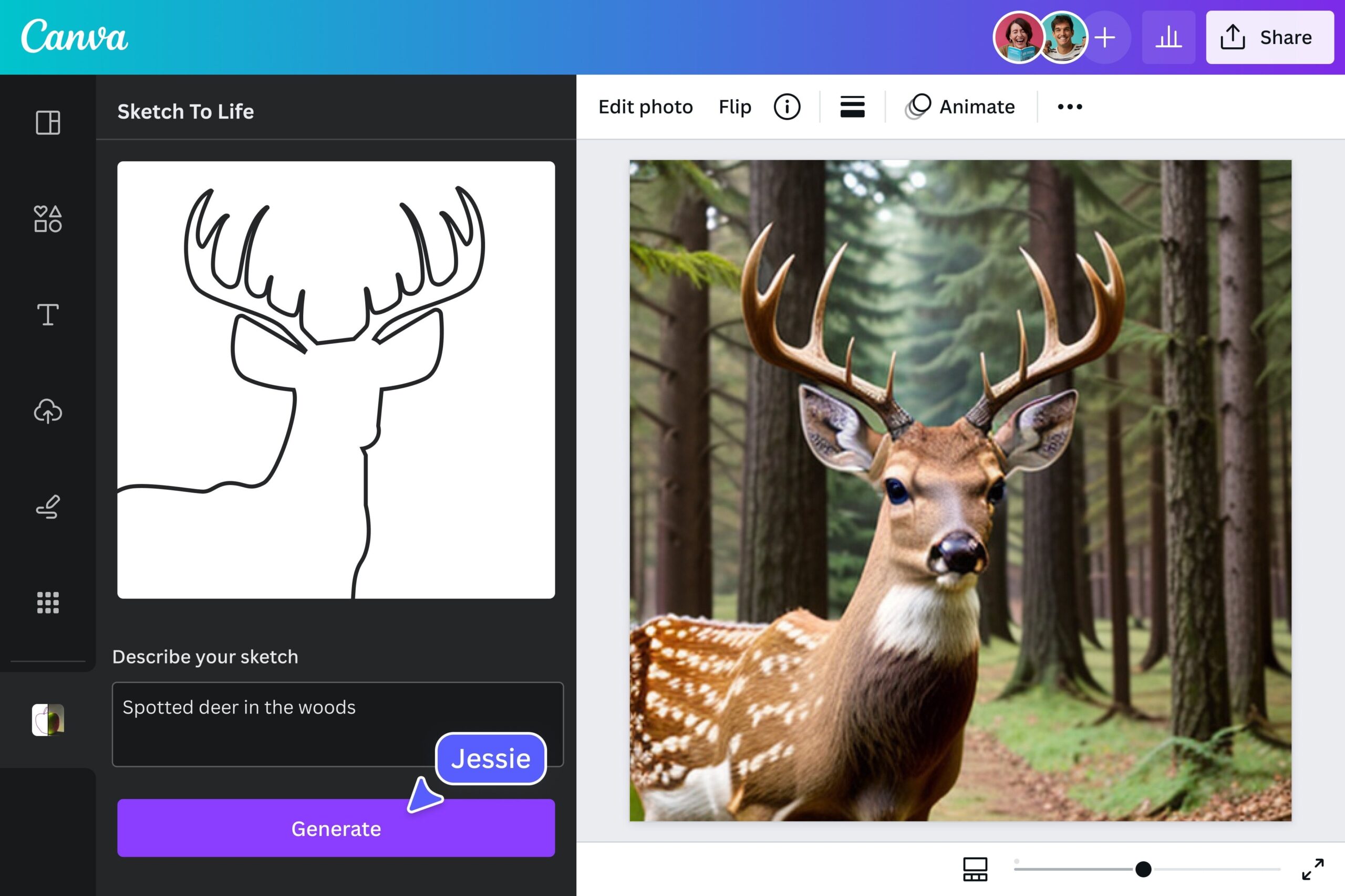 AI Sketch To Image Turn Sketches To Images With AI Canva