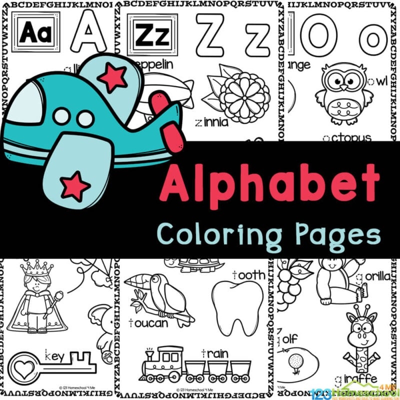 free printable alphabet coloring letters