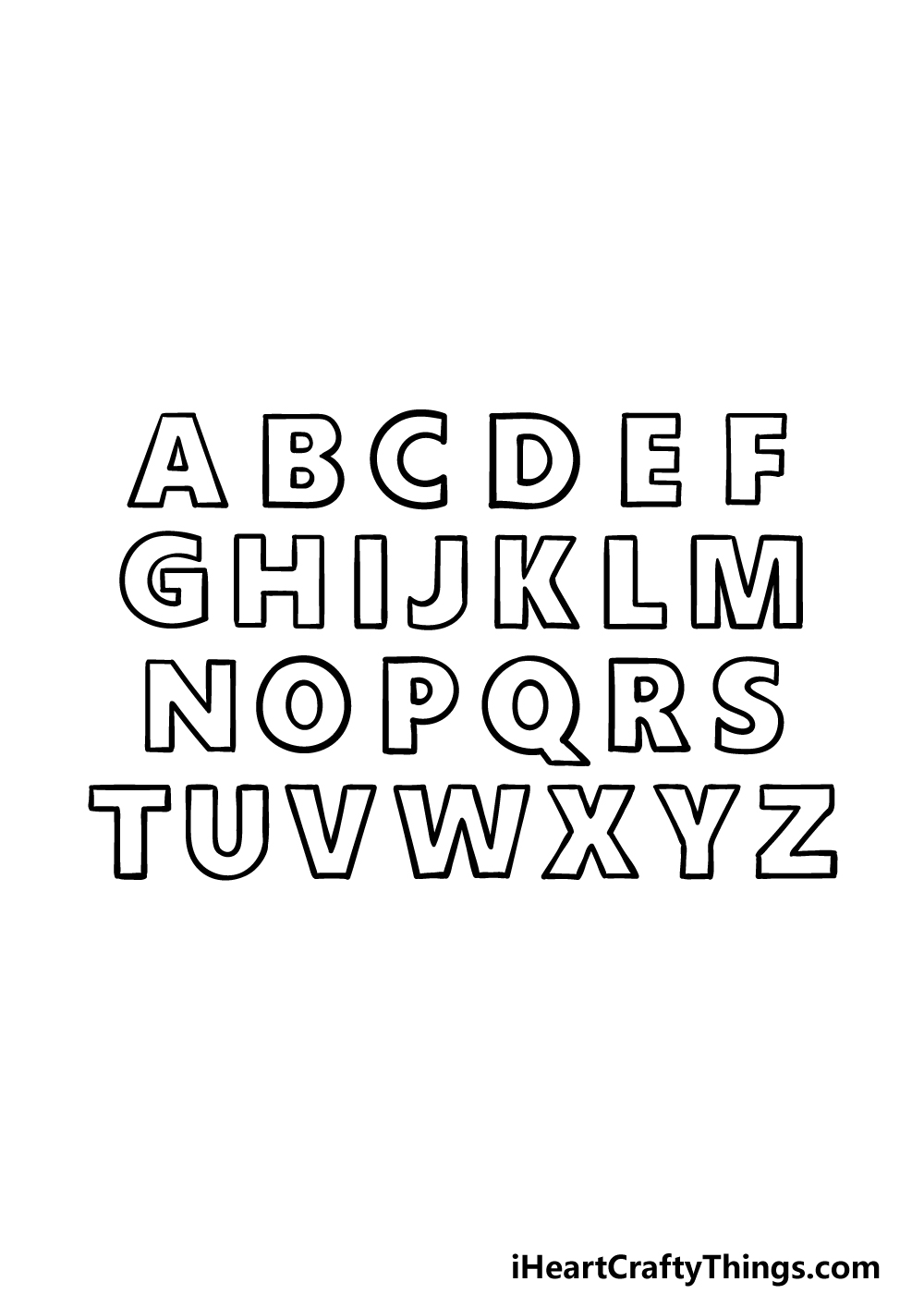 Alphabet Drawing How To Draw The Alphabet Step By Step