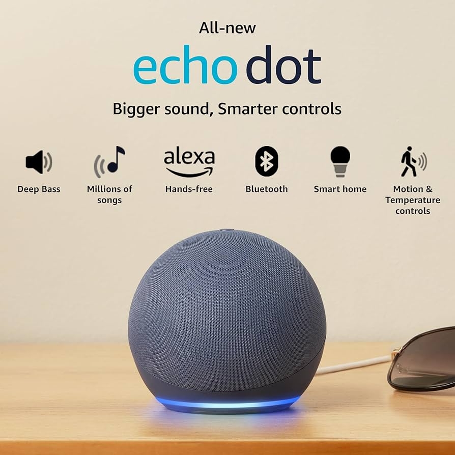 Amazon Echo Dot 5th Gen Alexa Smart Speaker With Bluetooth At Best Price