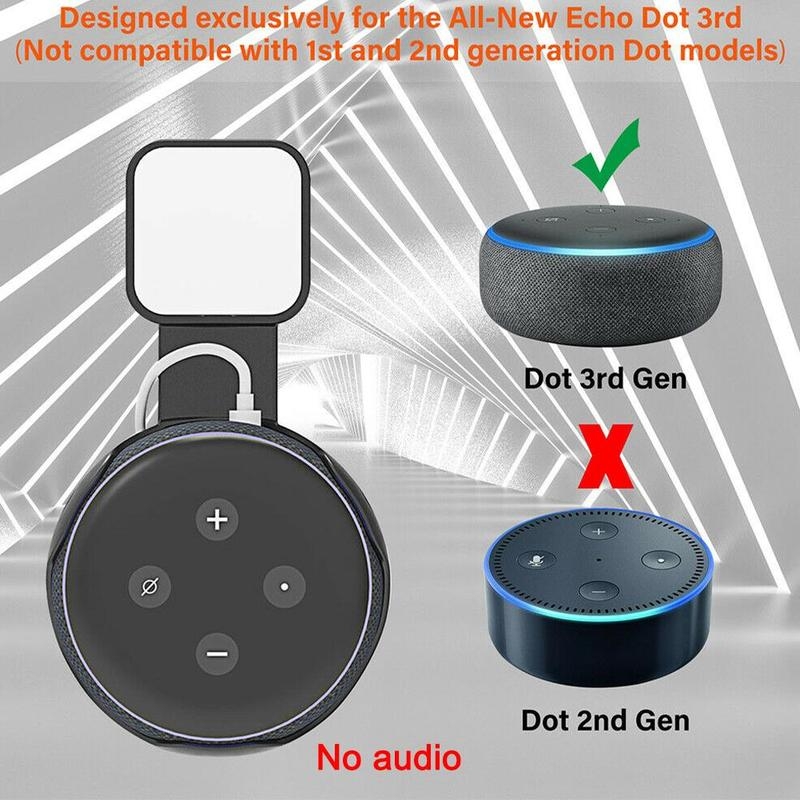 Amazon Echo Dot Free Shipping Buy Wall Mount Alexa Holder Easy Install Echo Dot 3rd Gen