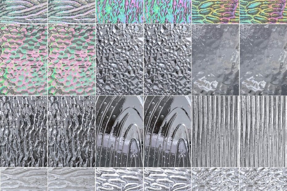Amazon LITMIND 24 Sheets Clear Textured Stained Glass Variety Pack 6 X 4 Inch Transparent Cathedral Art Glass In Assorted Patterns For Mosaics Crafts U0026 DIY Projects Arts Crafts U0026 Sewing