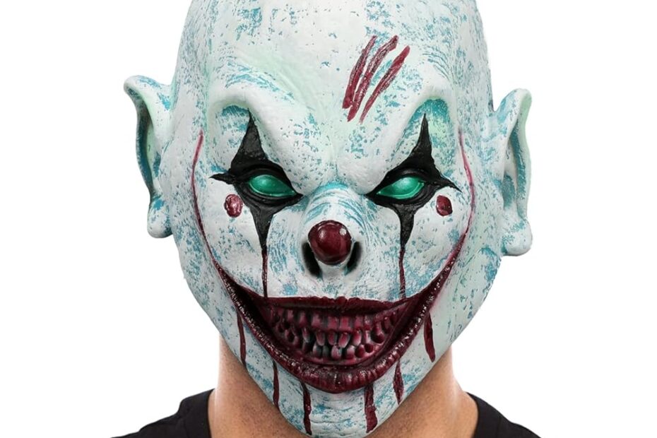 Amazon Scary Mask Art The Clown Mask Halloween Terrifier