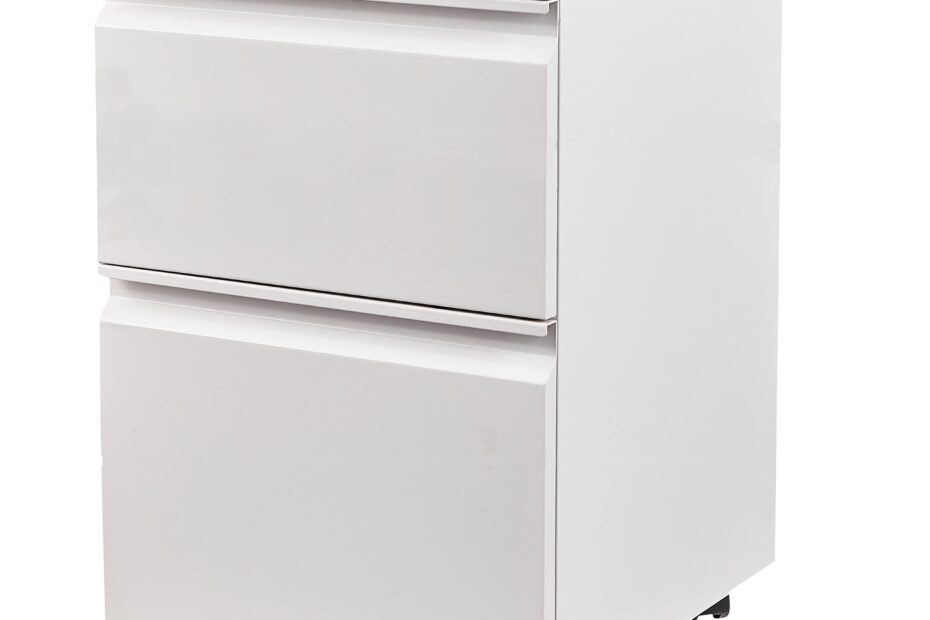 Amazon SISESOL 2 Drawer File Cabinet With Lock And Wheels White Rolling File Cabinets Locking Mobile Metal Filing Cabinet For Home Office Under