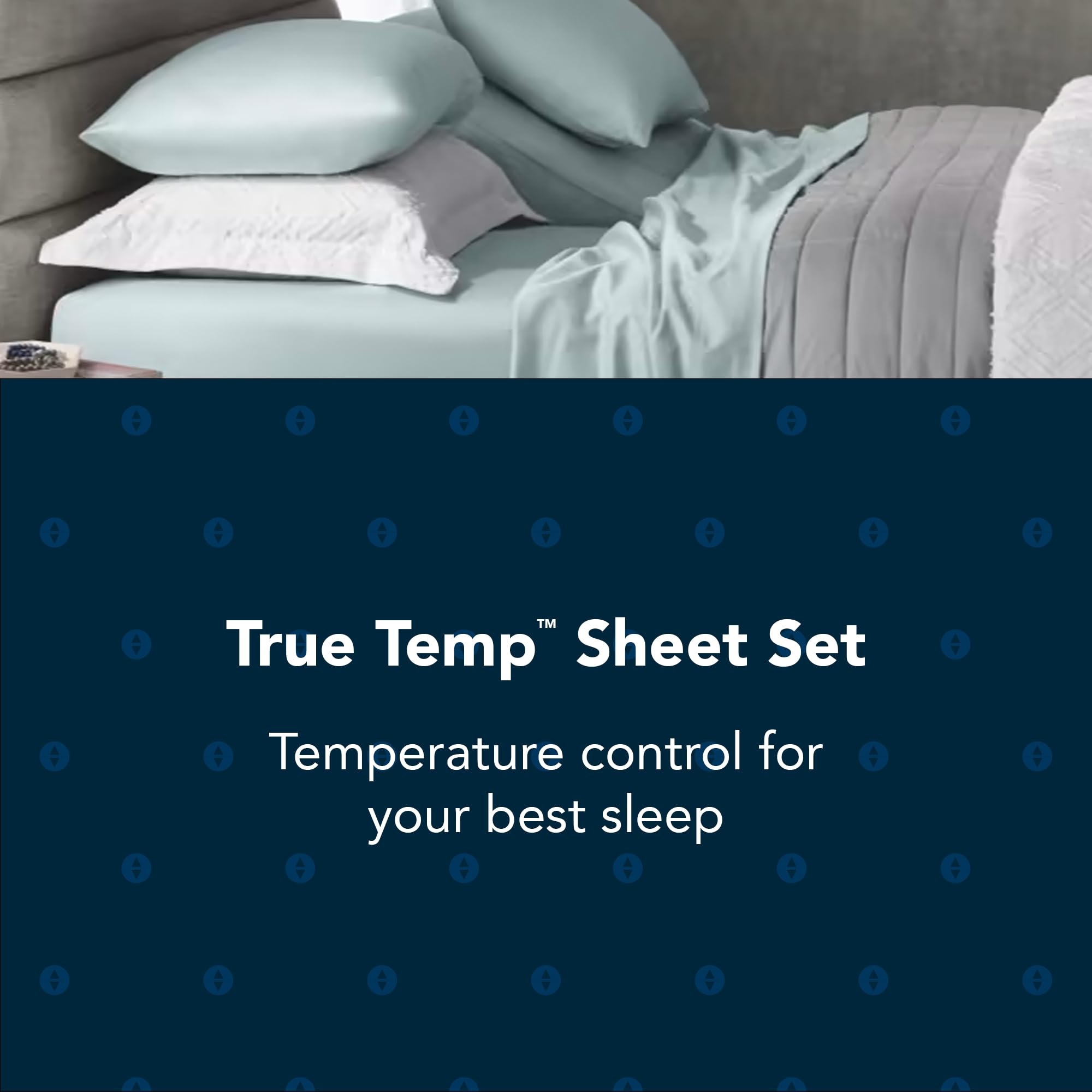 Amazon Sleep Number True Temp 4 Piece Cotton Sateen Sheet Set 