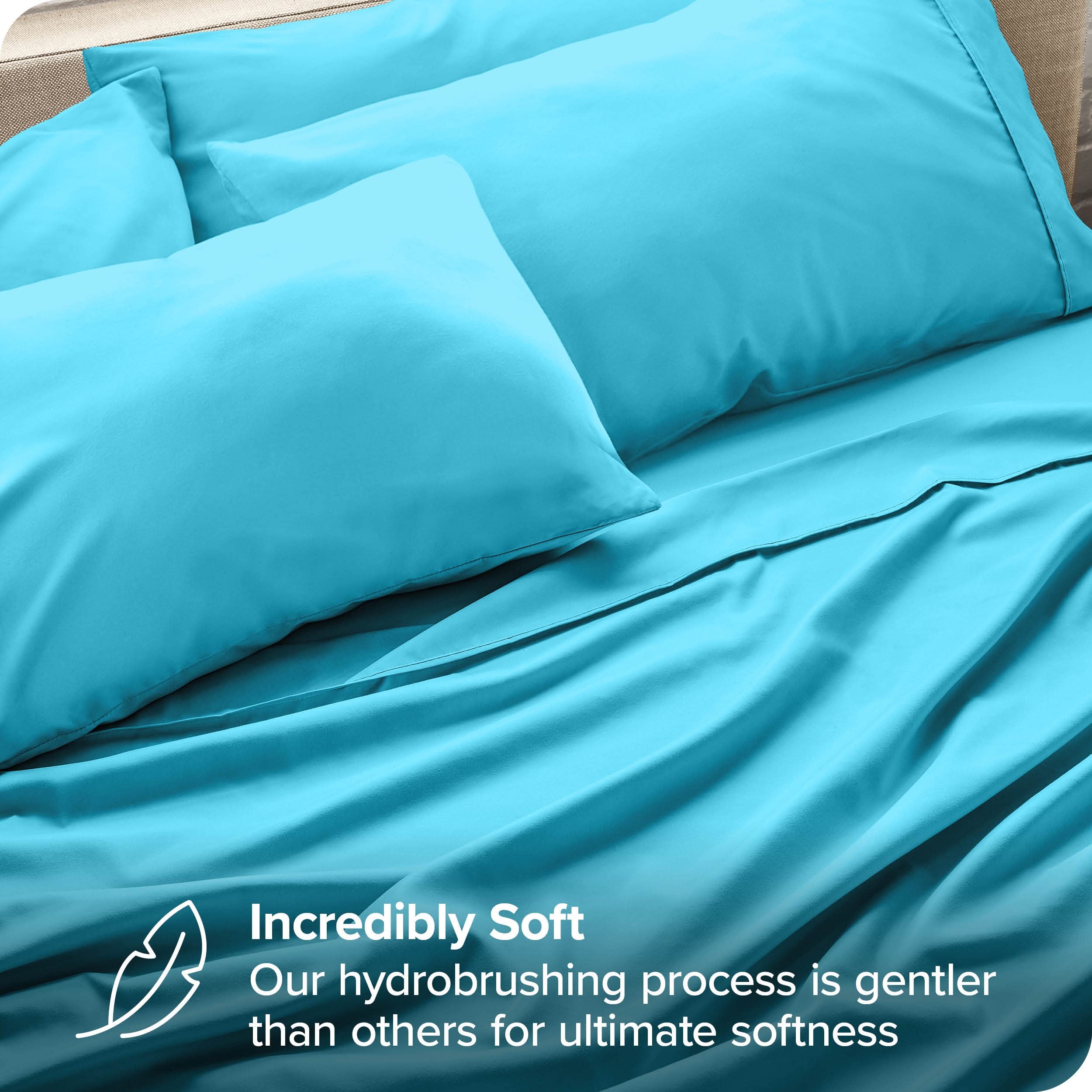 teal colored sheets