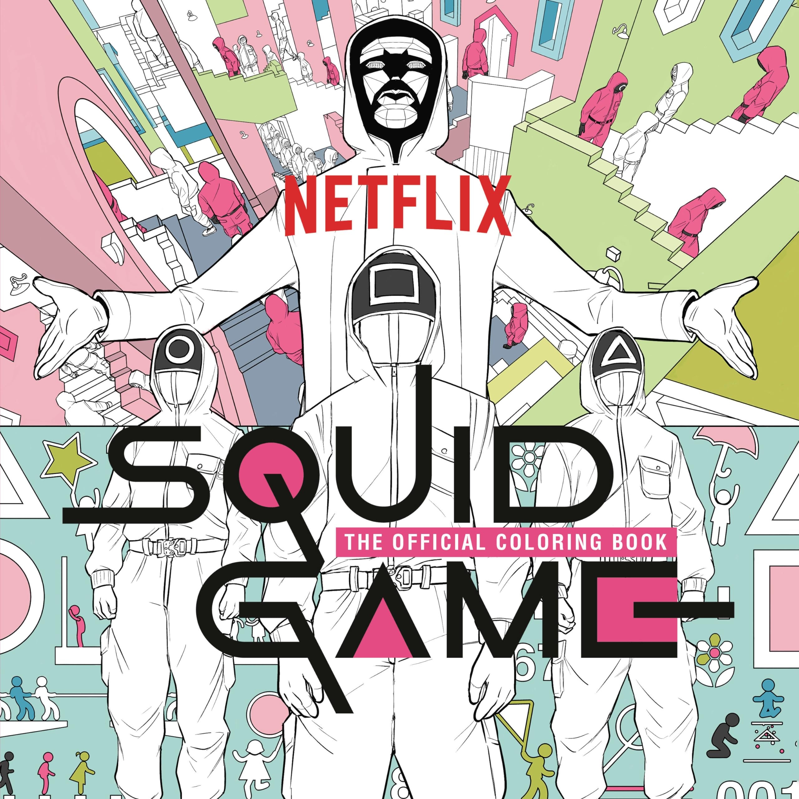 Amazon Squid Game The Official Coloring Book 9780593581810 Netflix Books
