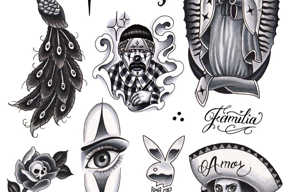 Amazon Tatsy Chicano Set Temporary Tattoo Cover Up Sticker For Men And Women Body Temp Fake Tattoos Chicana Gansta Lowrider Style Culture