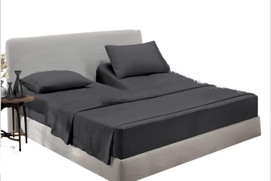 Amazon Top Split King Flex Head Sheet Set For Sleep Number Mattress Fits Deep Pocket Bed 1800 Thread Count Super Soft And Cool 4 Piece Set With Pillowcases 34 36