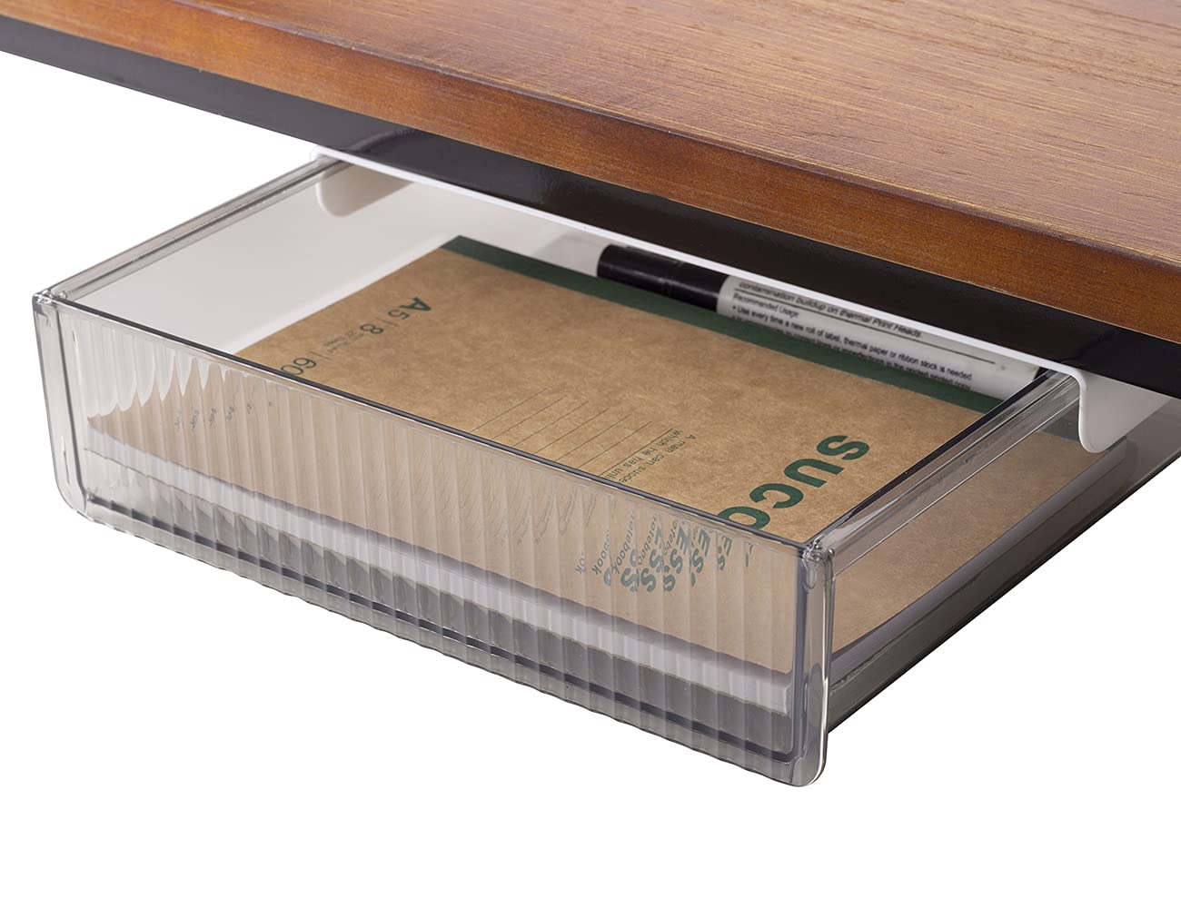 Amazon Under Desk Drawers For Organization Pull Slide Out Drawer Underneath Table With Lip Attachable Under Shelf Pencil Drawer Clear Light 