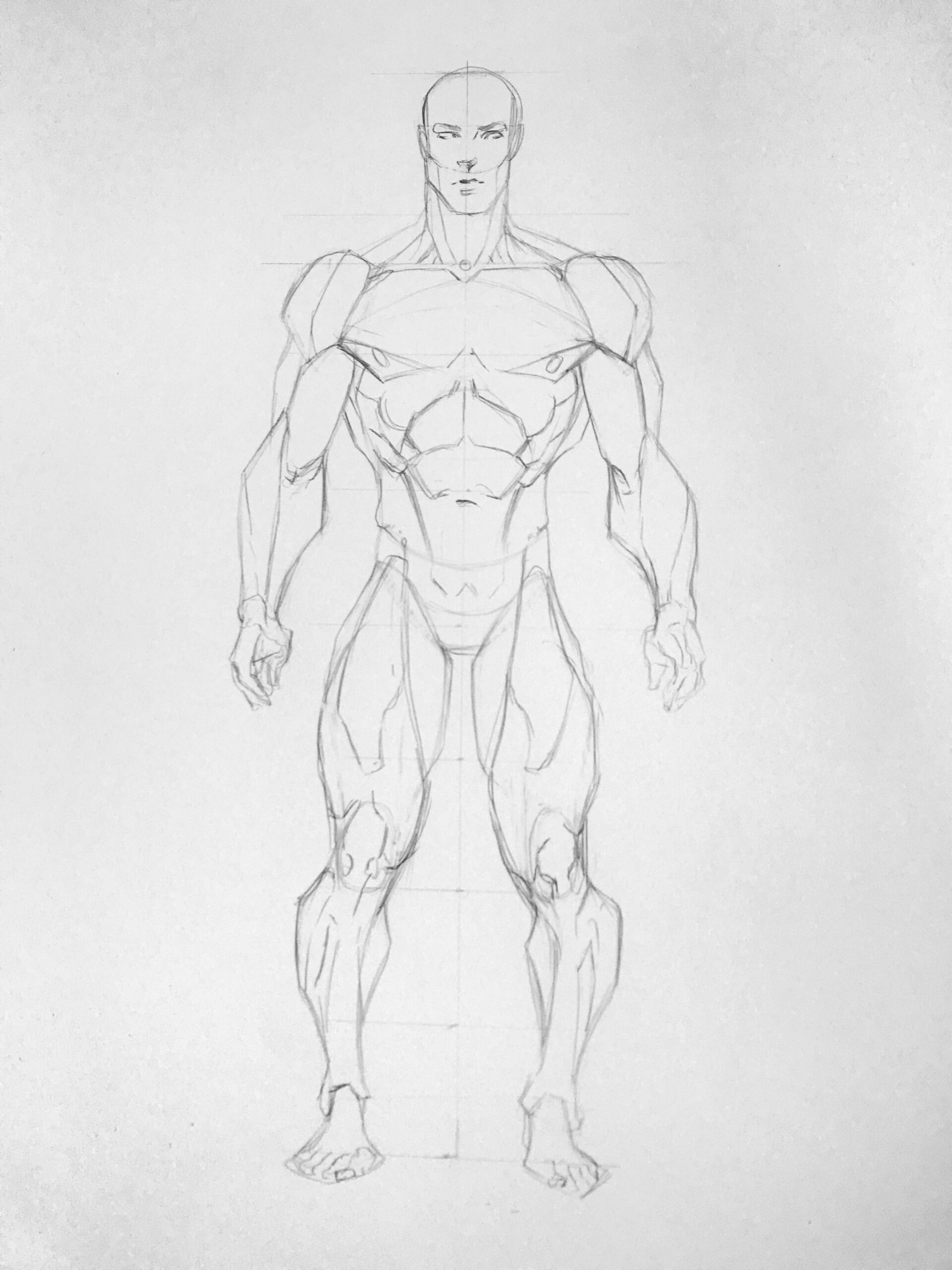 male body drawing