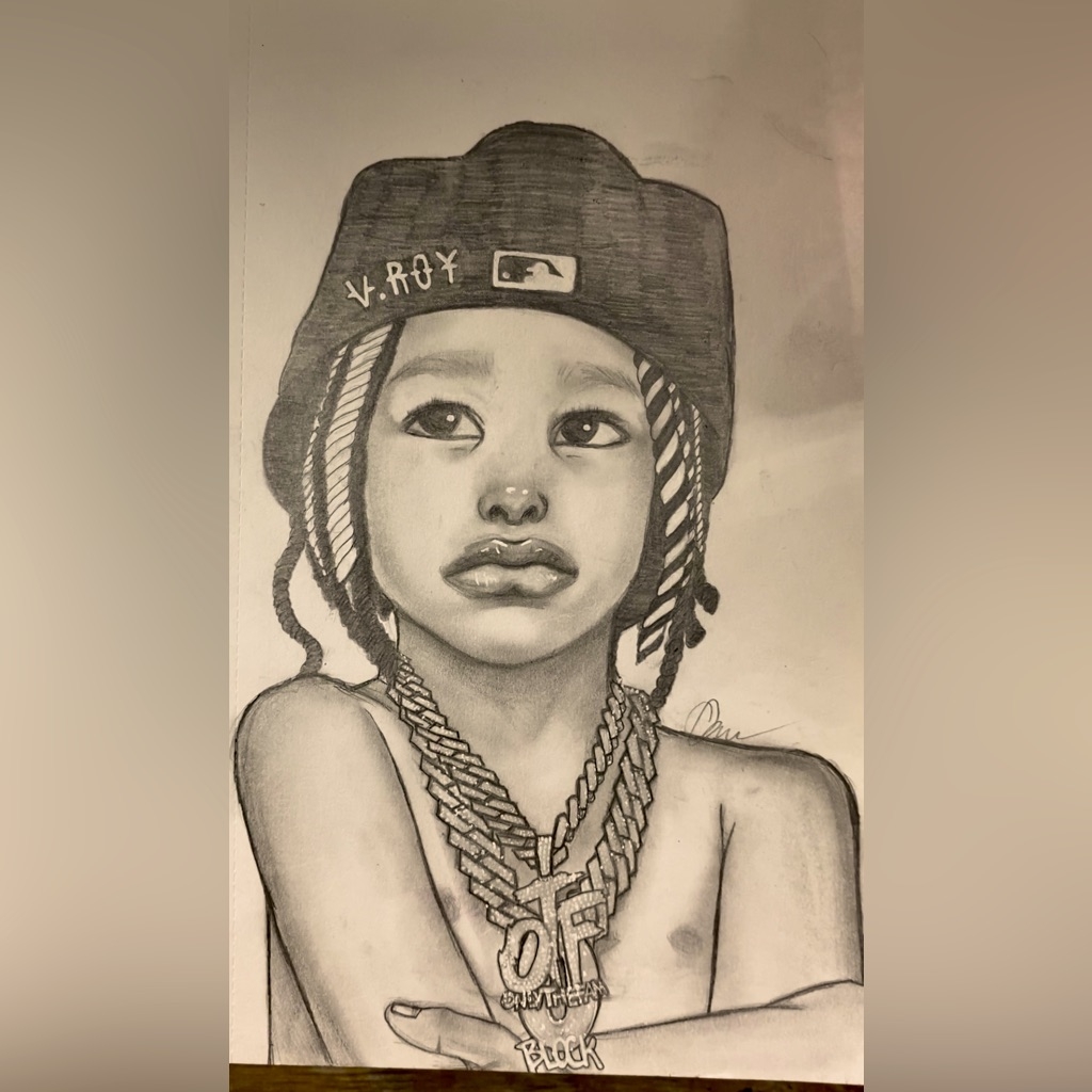 Art King Von Grandson Original Cartoon Art Drawing Poshmark
