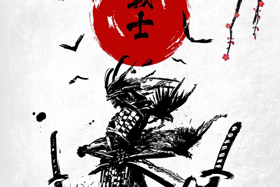 Art Print Samurai Japan