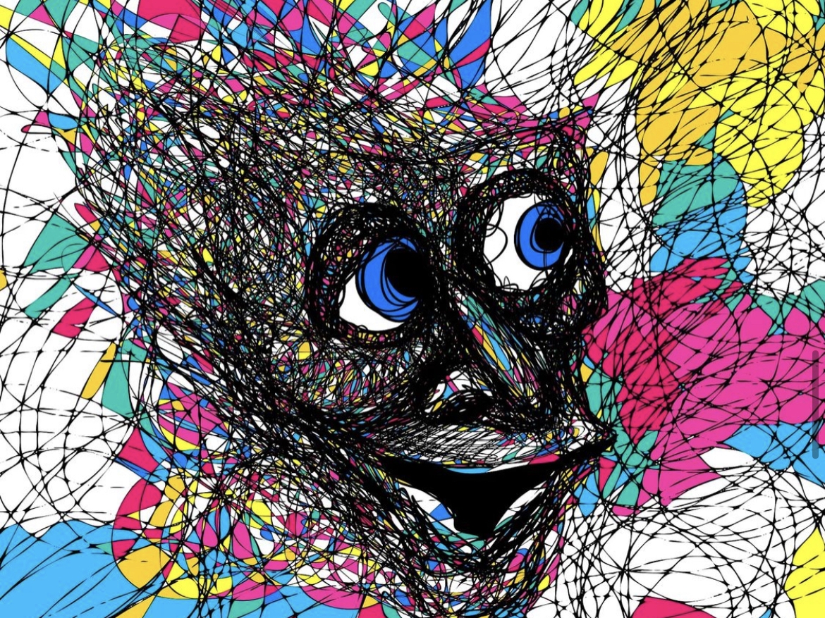 Artist Uses Sketches To Simulate How His Schizophrenia Feels In 