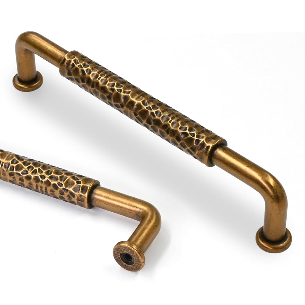 Asidrama 10 Pack 5 Inch 128mm Antique Brass Cabinet Pulls Kitchen Cabinet Handles Cabinet Pulls Kitchen Cabinet Hardware For Cupboard Drawer Pulls
