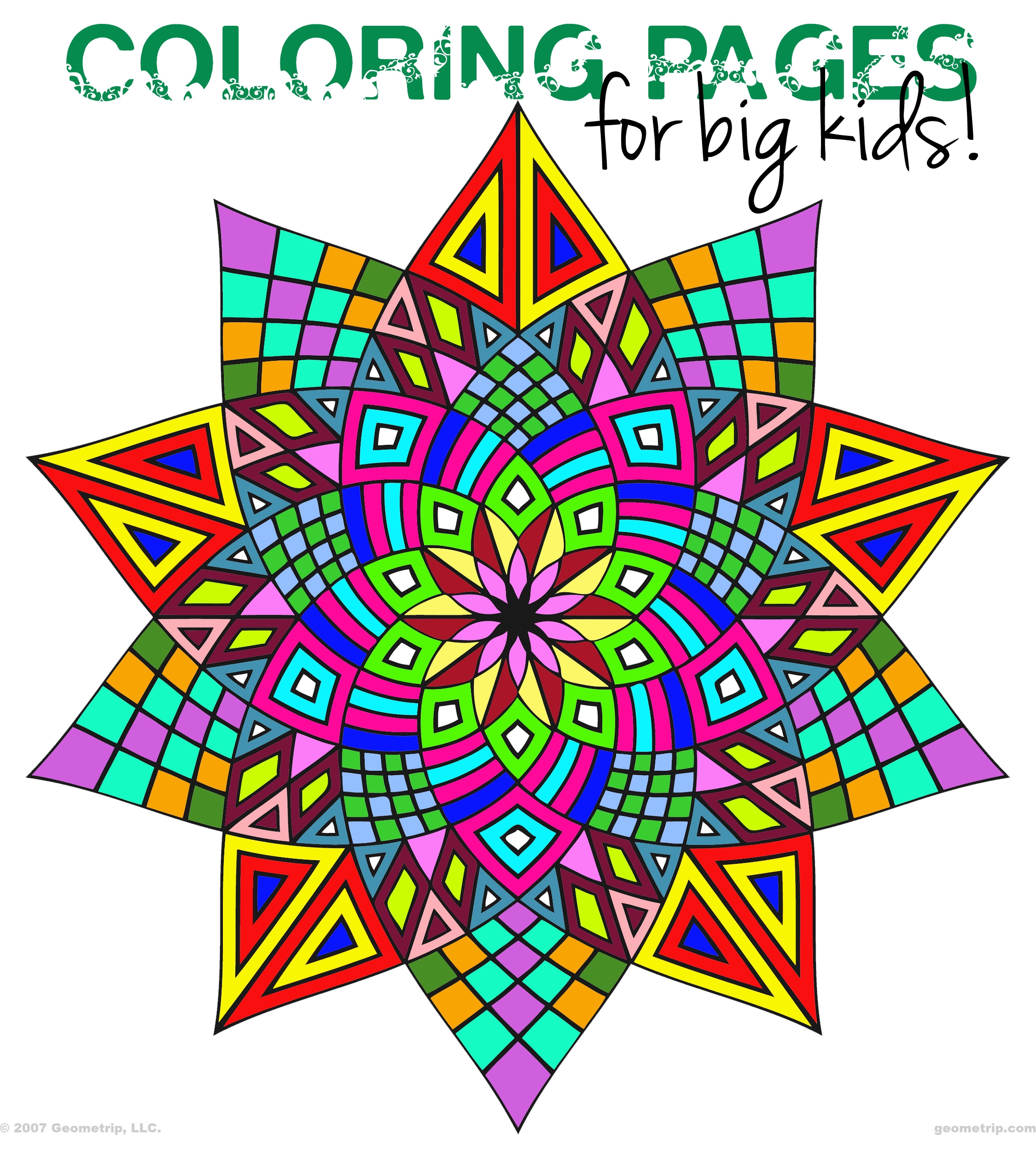 Awesome Coloring Pages For Older Kids Squarehead Teachers