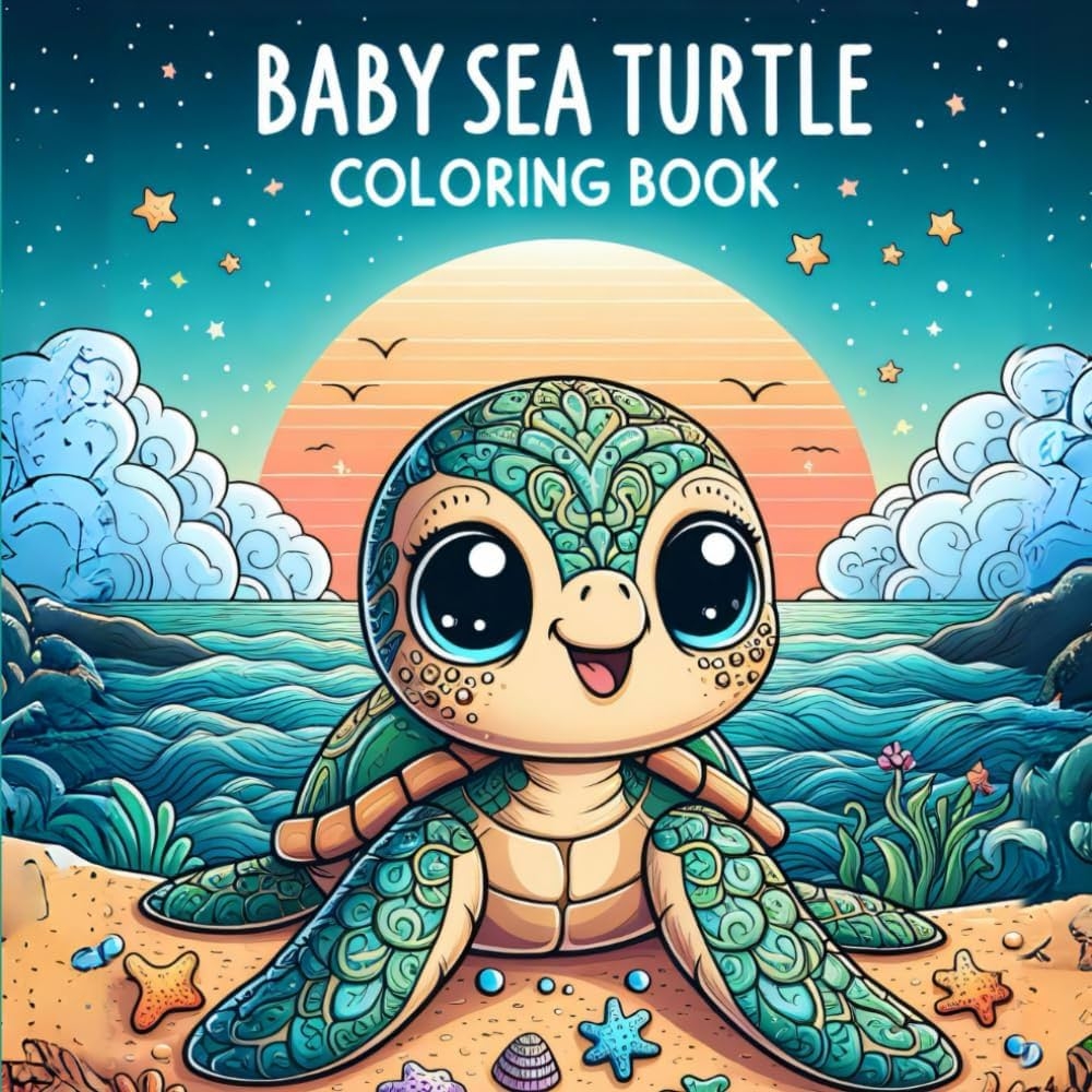 turtle coloring pages already colored