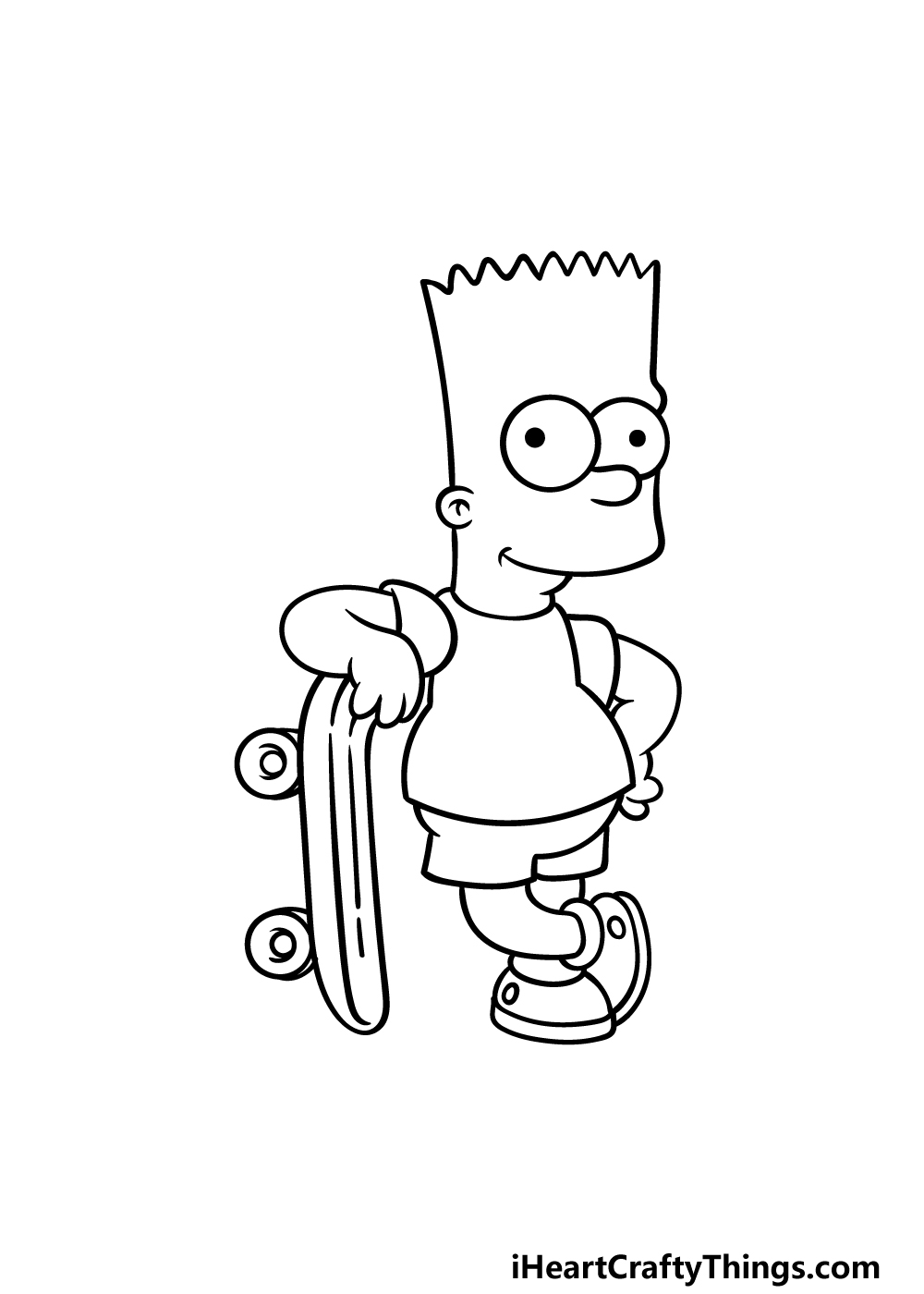 Bart Simpson Drawing How To Draw Bart Simpson Step By Step