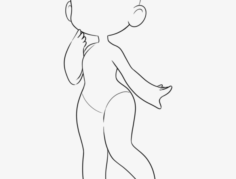 Base Female Chibi Drawing Bases Transparent PNG 755x1057 Free Download On NicePNG