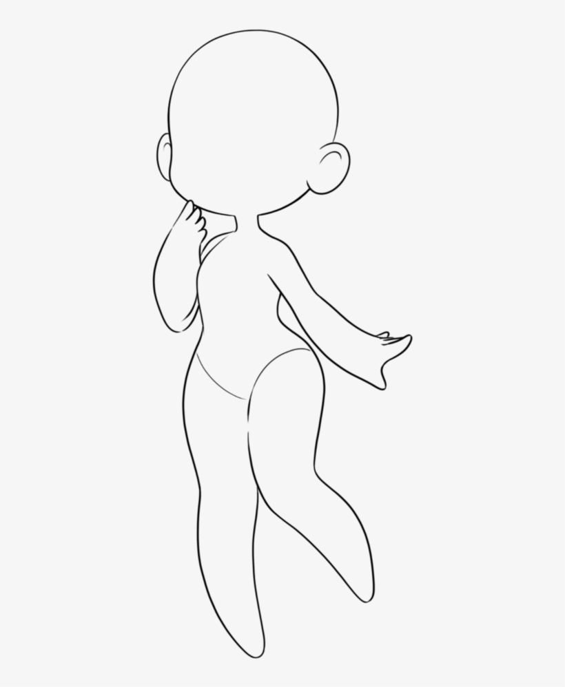 Base Female Chibi Drawing Bases Transparent PNG 755x1057 Free Download On NicePNG