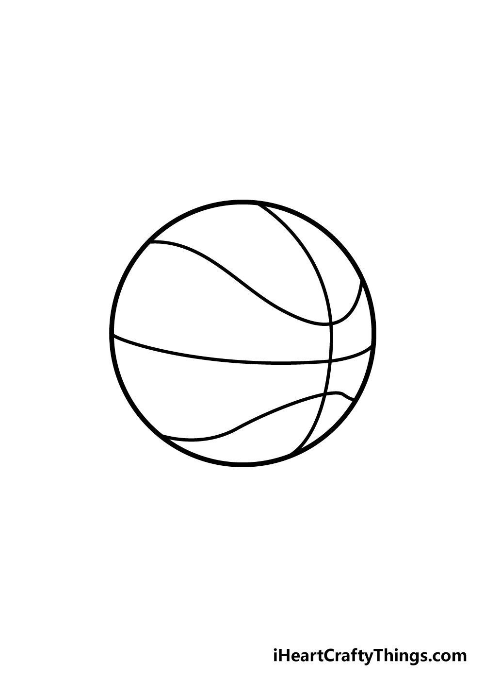 Basketball Drawing How To Draw A Basketball Step By Step