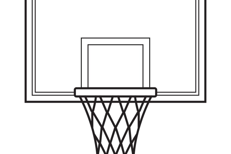 Basketball Hoop Drawing How To Draw A Basketball Hoop Step By Step