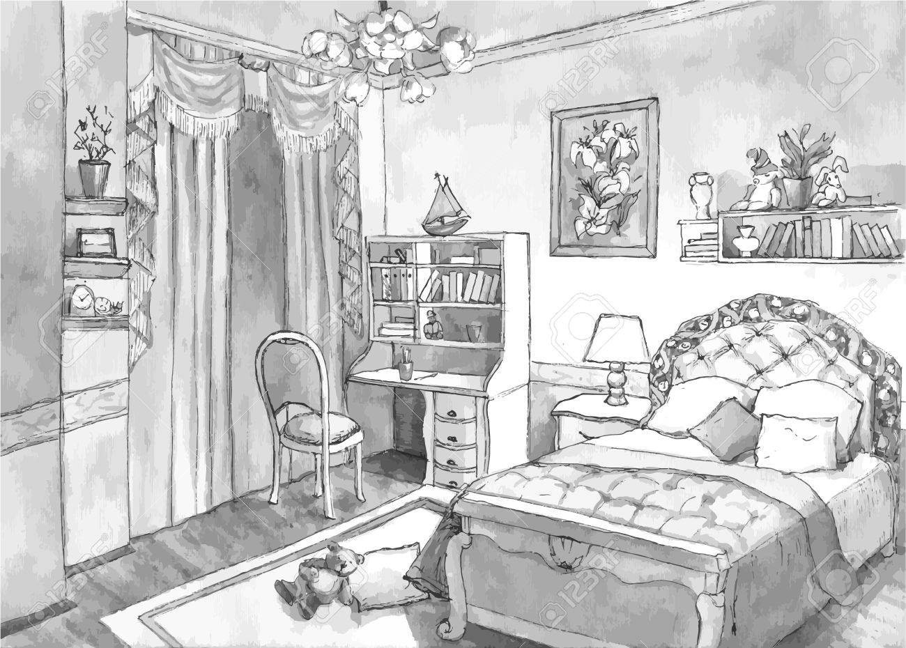 room drawing