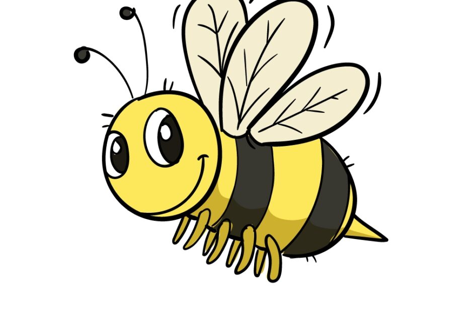 Bee Drawing How To Draw A Bee Step By Step