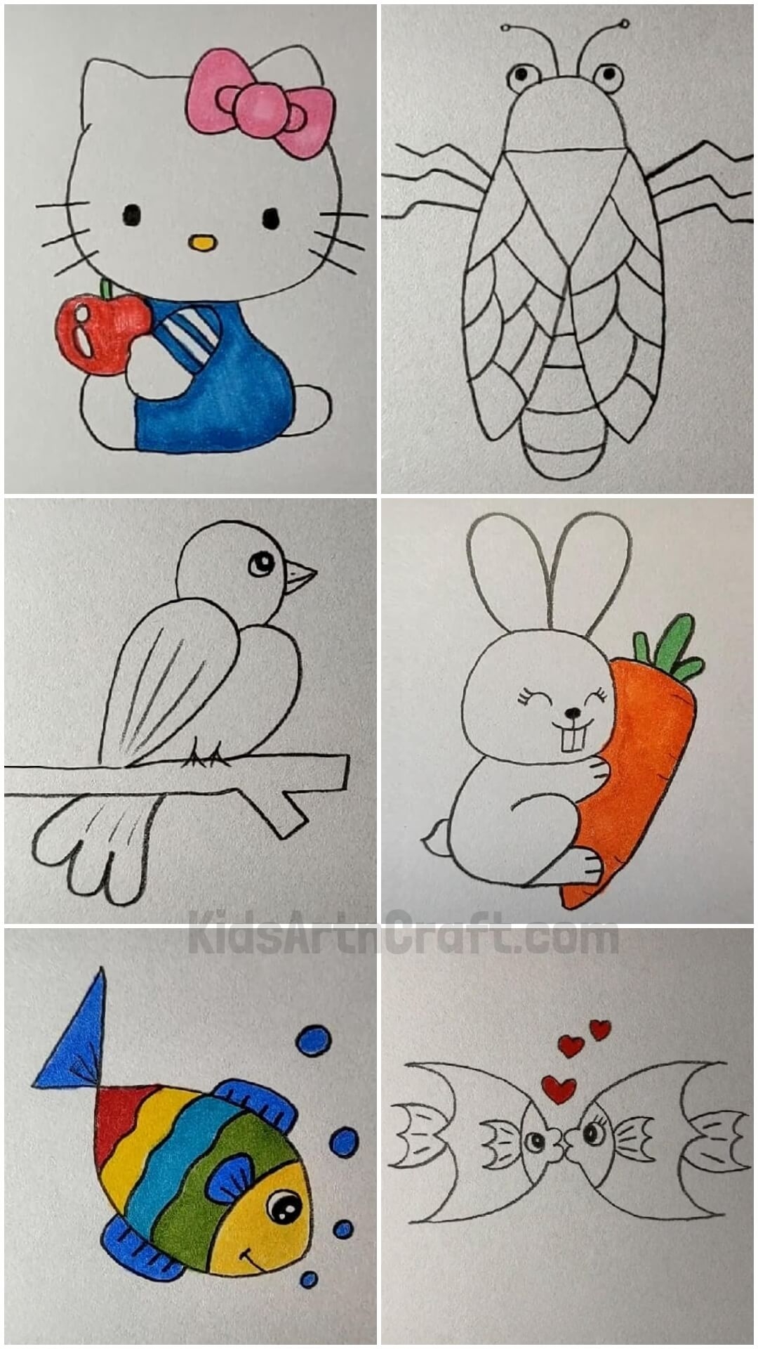 Best Pencil Arts For Kids Easy U0026 Beautiful Drawings Kids Art U0026 Craft