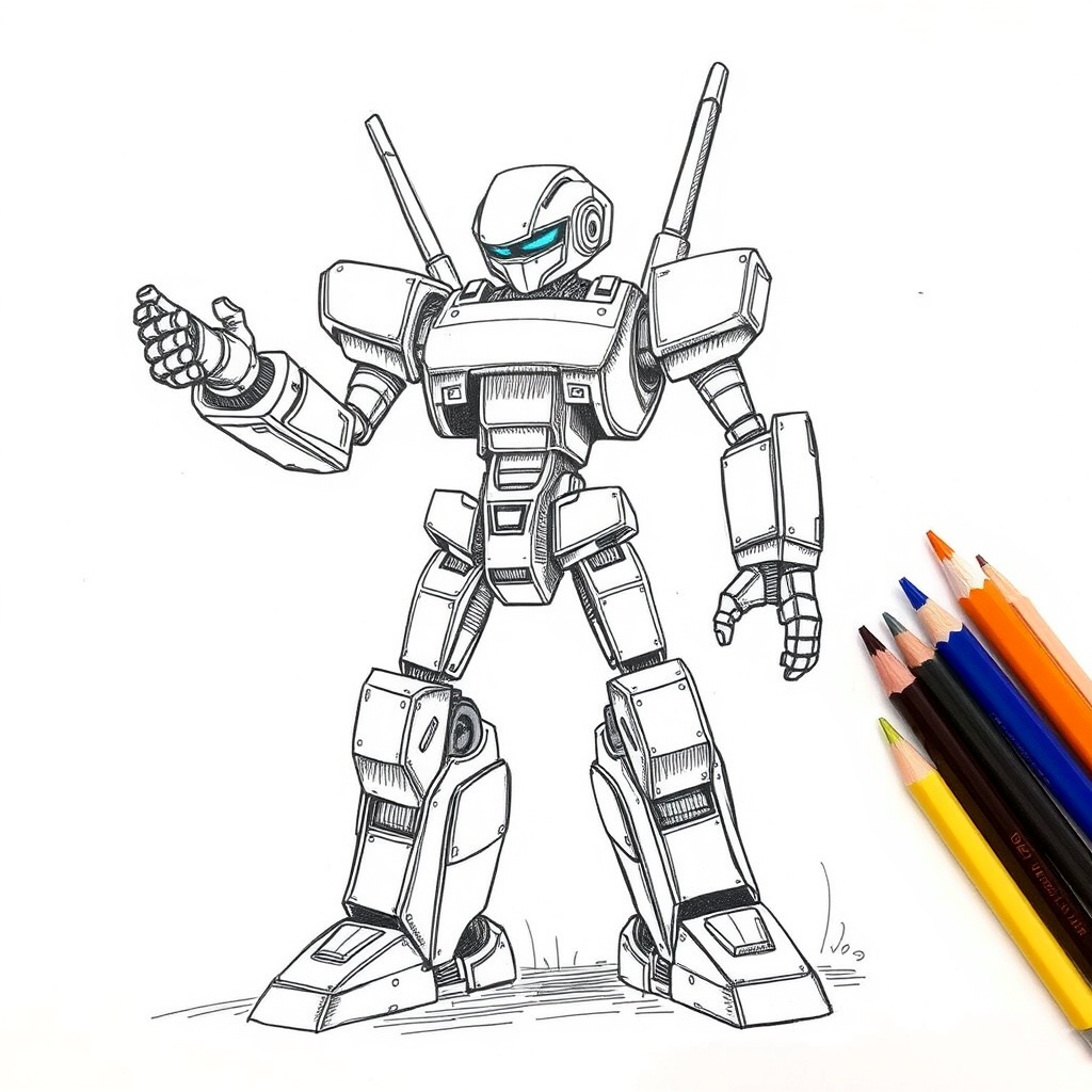 Best Robot Drawing Ideas Vondy