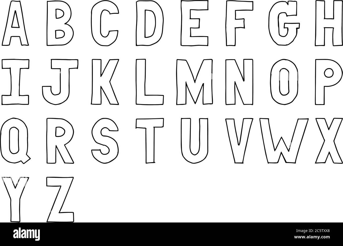drawing letters