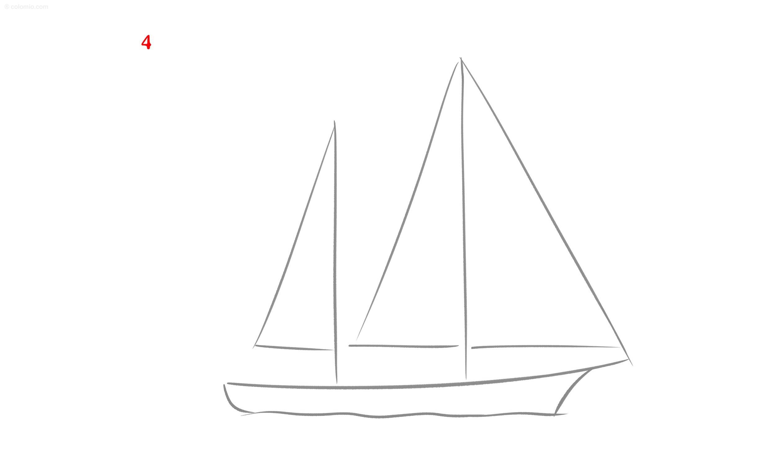 Boat Drawing Ideas How To Draw A Ship Step By Step