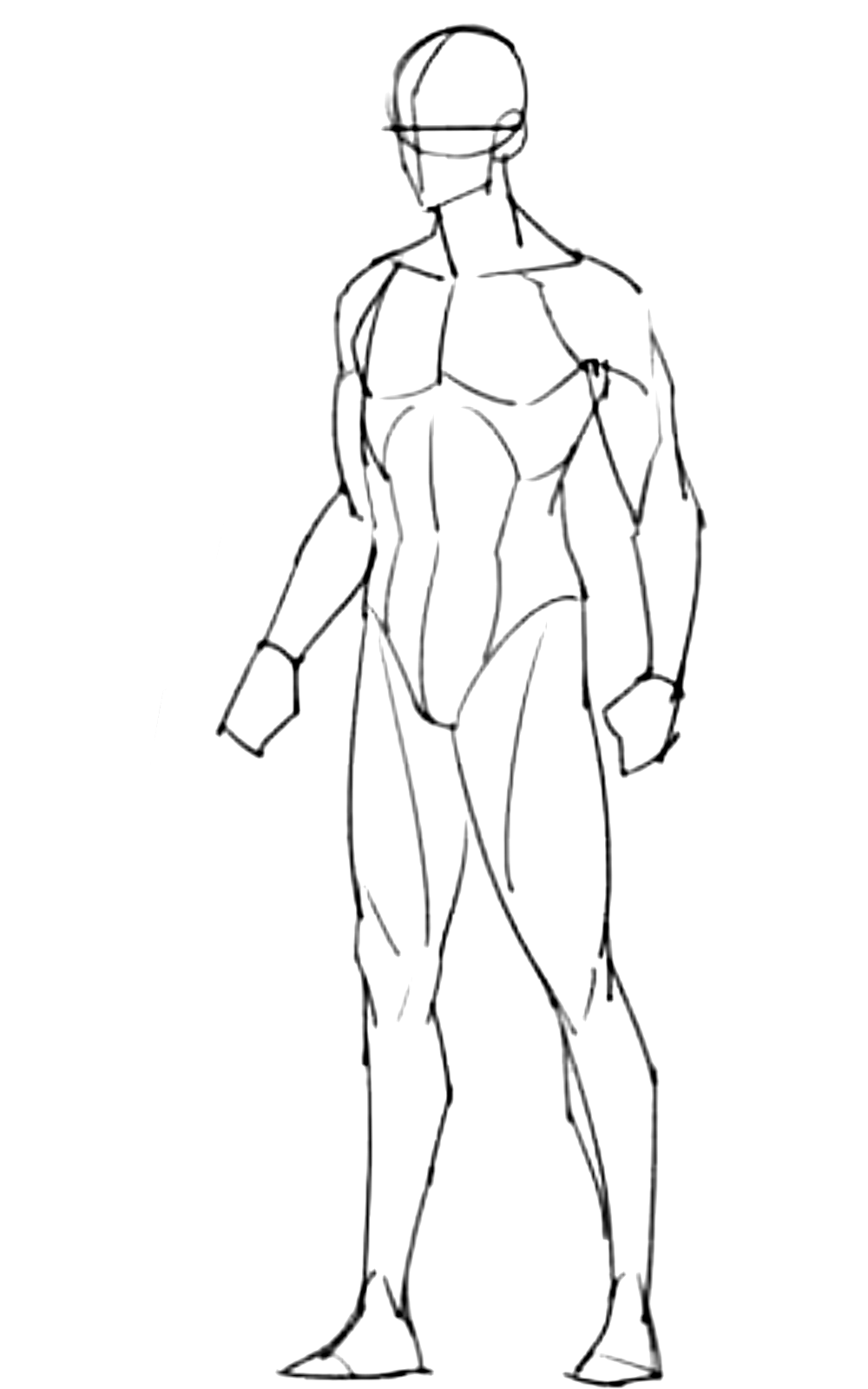 Body Base male Flavescent Skies Illustrations ART Street