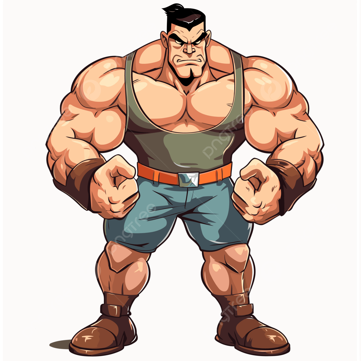 Bodybuilder Clipart Cartoon Muscle Man Character Character Character Vector Drawing Man Clipart Drawing Clipart Cartoon Clipart PNG And Vector With Transparent Background For Free Download