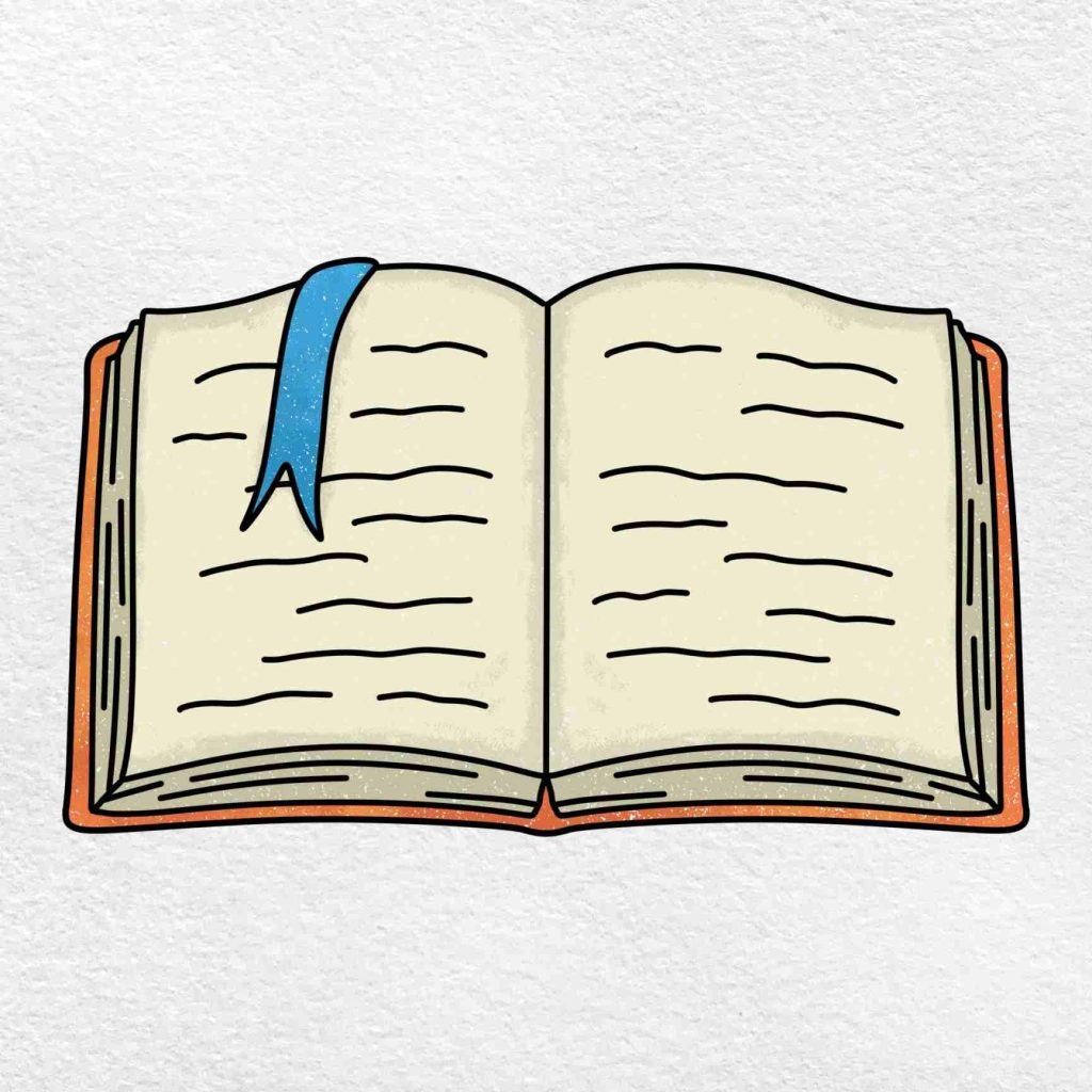 Book Drawing easy HelloArtsy
