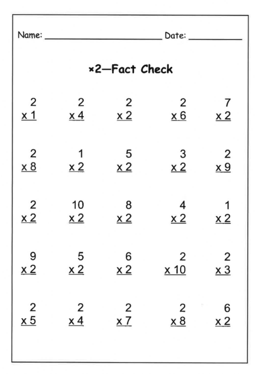 Boost Learning With Engaging Math Facts Worksheets Fun And Worksheets Library