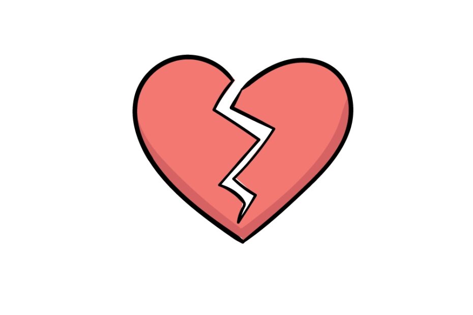 Broken Heart Drawing How To Draw A Broken Heart Step By Step