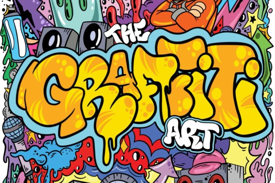 Buku Mewarnai Seni Graffiti Vol 1 Desain Keren Indonesia Ubuy