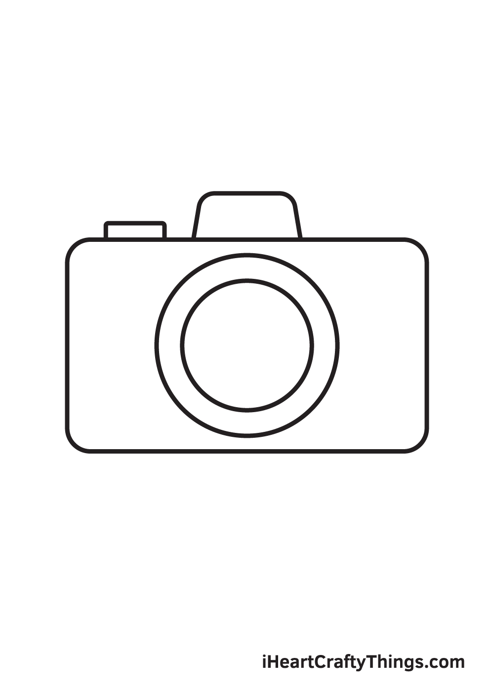 Camera Drawing How To Draw A Camera Step By Step