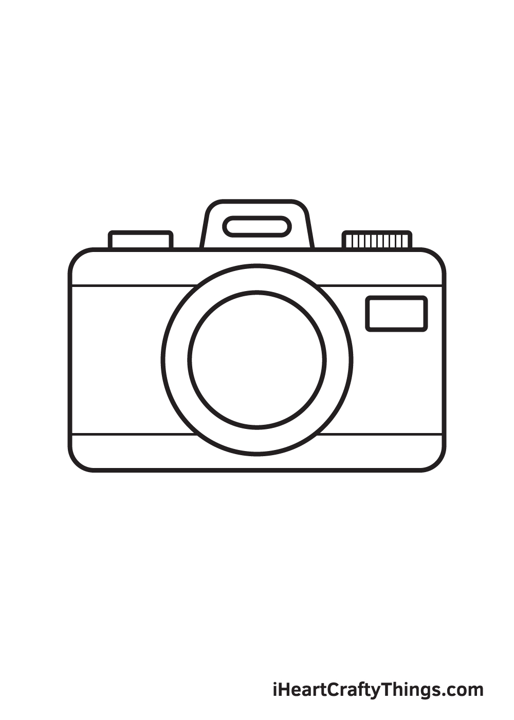 Camera Drawing How To Draw A Camera Step By Step