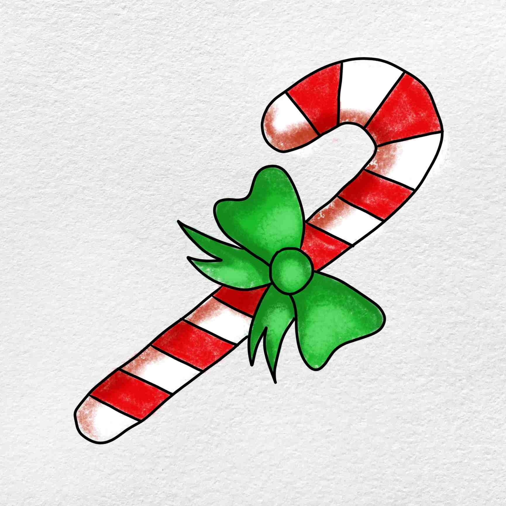 Candy Cane Drawing HelloArtsy