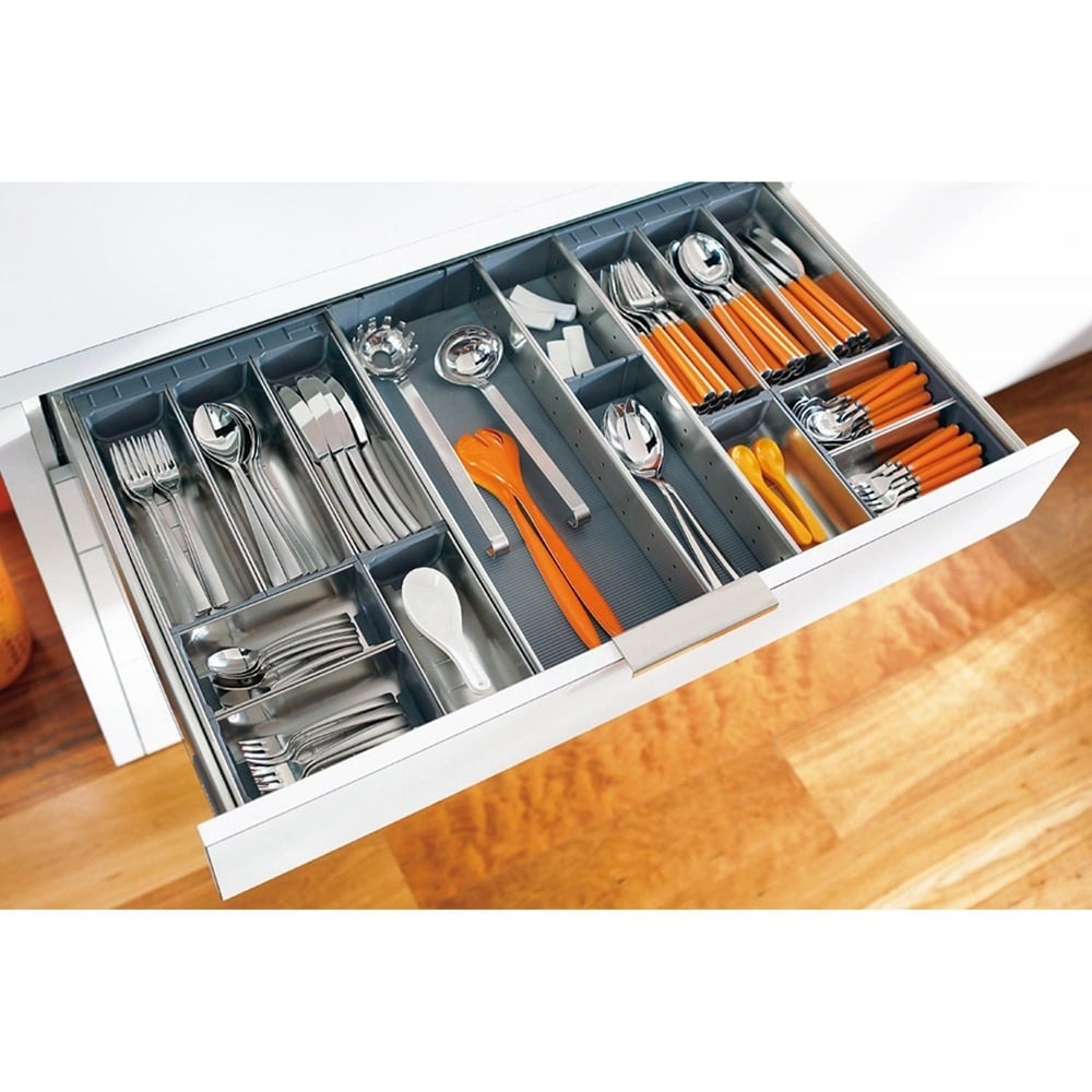 Caple 900mm Blum ORGA LINE Cutlery Drawer Storage BLCD9 Kitchen Cabinet Organiser From TAPS UK