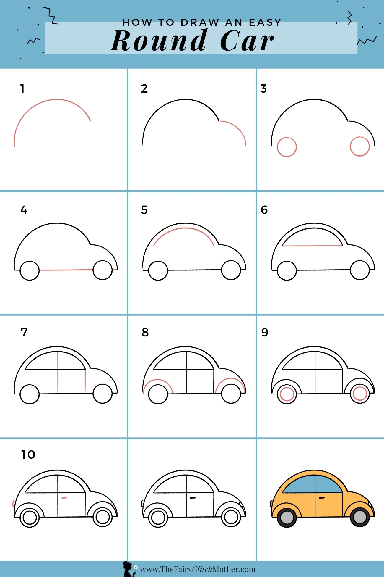 Car Drawing For Kids How To Make It Easy Peasy 