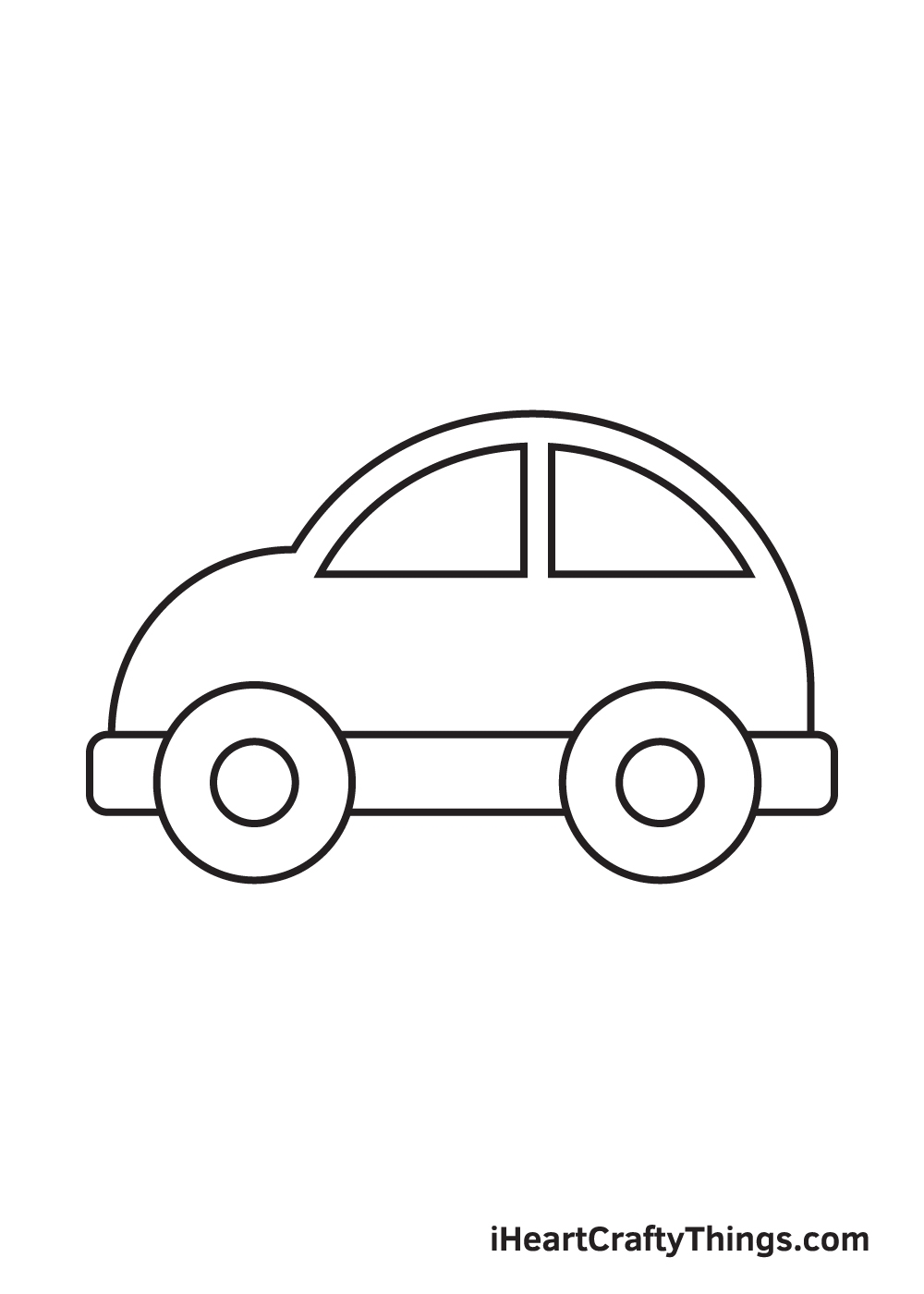 Car Drawing How To Draw A Car Step By Step