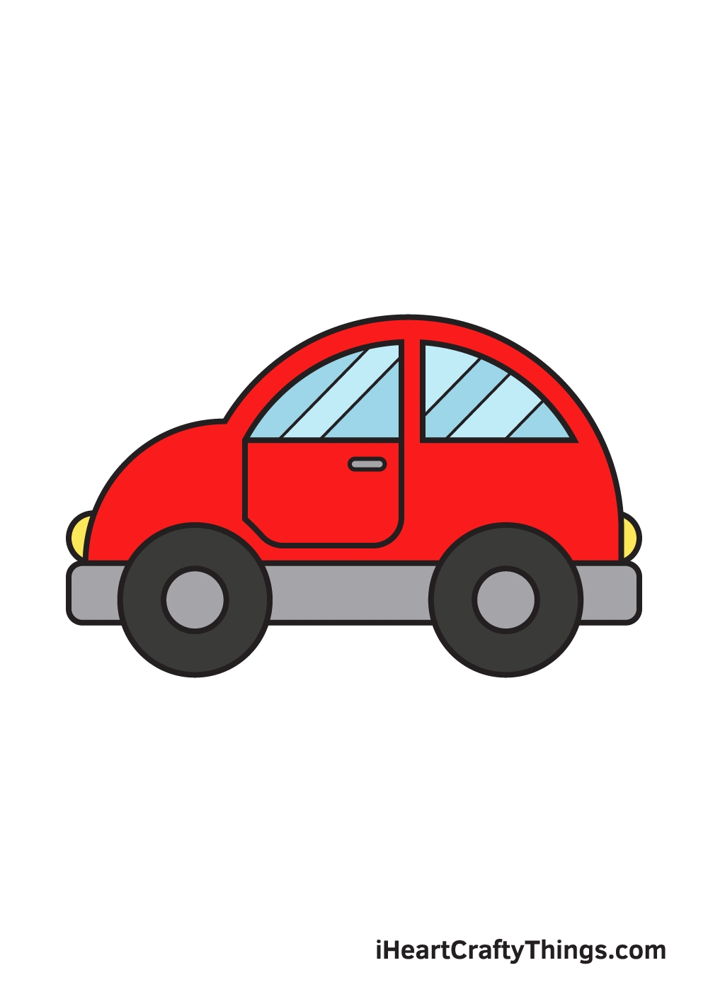 drawing of a car