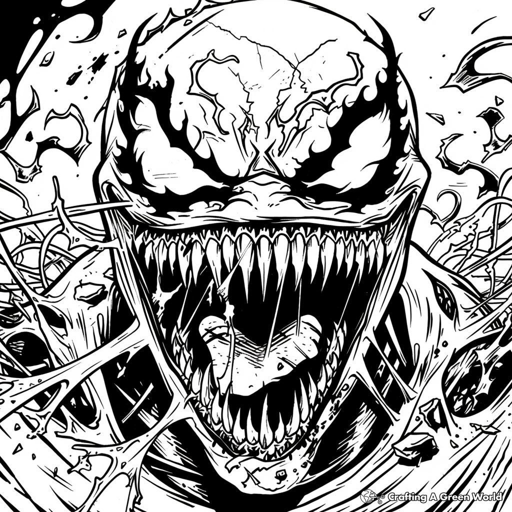 Carnage Coloring Pages Free U0026 Printable 