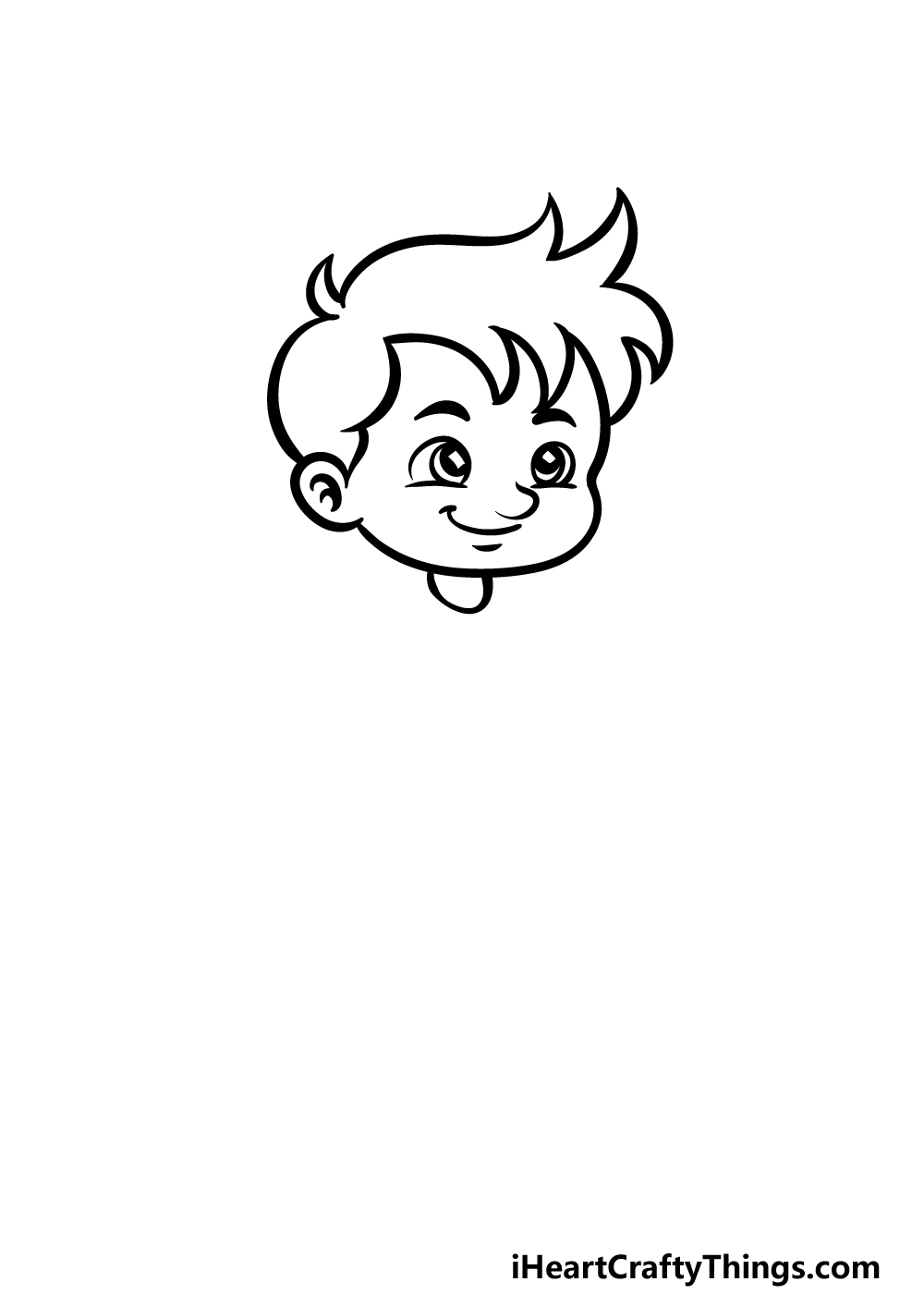 Cartoon Boy Drawing How To Draw A Cartoon Boy Step By Step