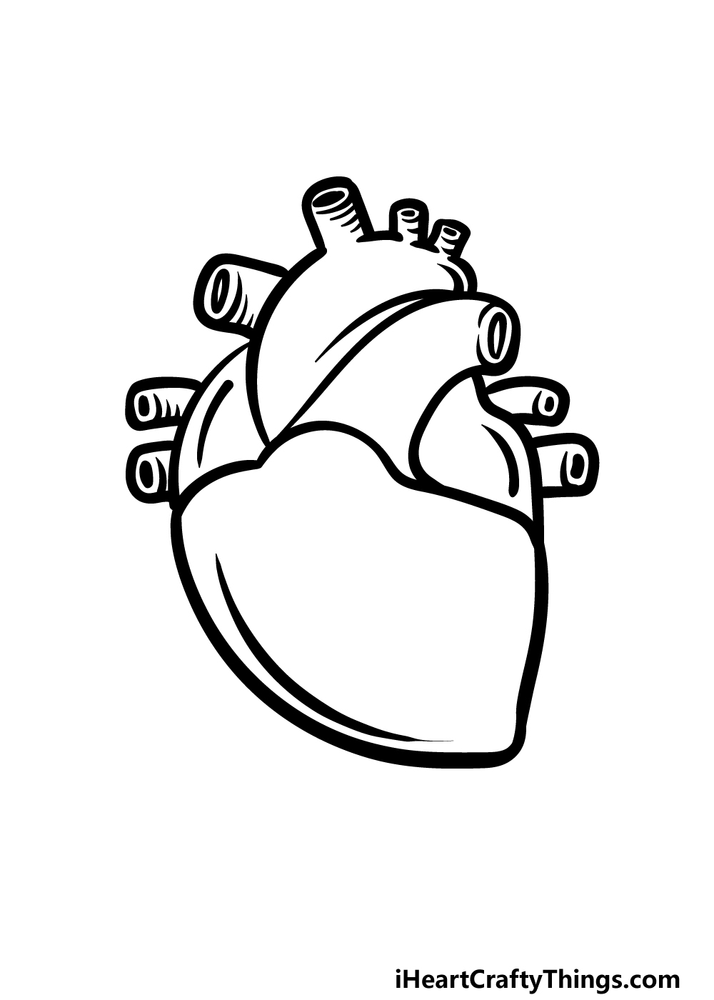 Cartoon Heart Drawing How To Draw A Cartoon Heart Step By Step