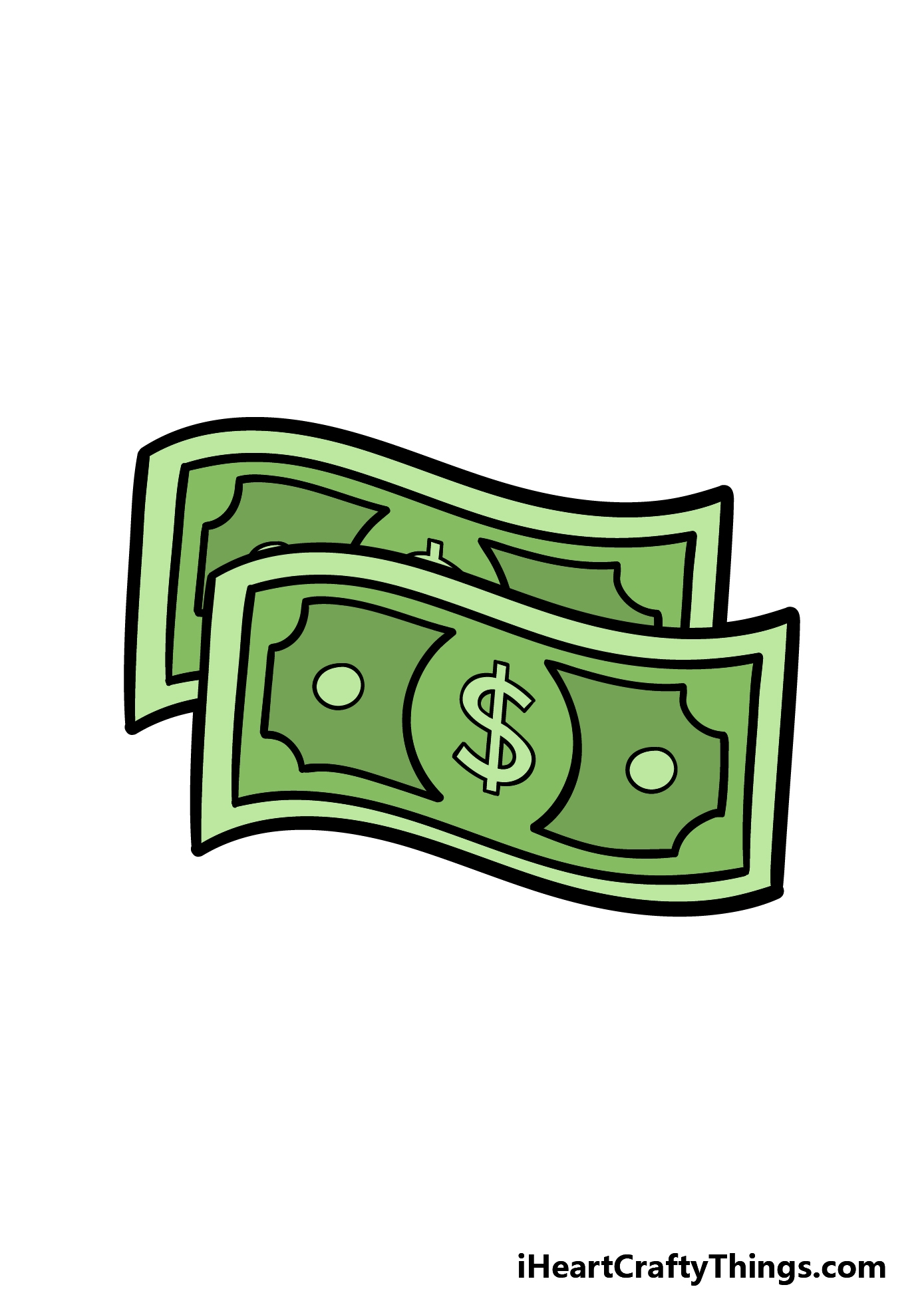 Cartoon Money Drawing How To Draw Cartoon Money Step By Step