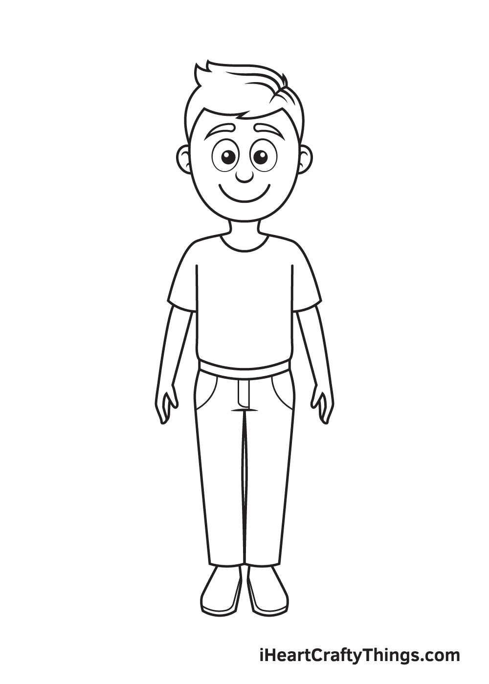 Cartoon People Drawing How To Draw Cartoon People Step By Step